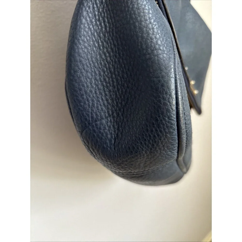 Michael Kors Bedford Leather Convertible Shoulder Crossbody Bag Y2K 90s Designer